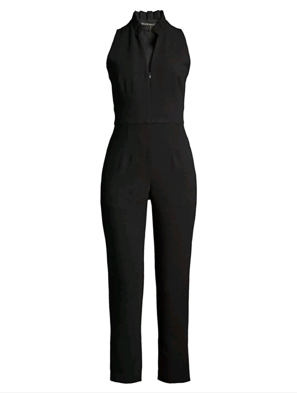 Black Halo Antoinette Sleeveless Jumpsuit nwot 8 black